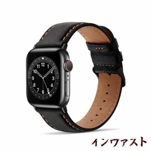 コンパチブル Apple Watch バンド 49mm 45mm 44mm 42mmアップルウォッチ バンド， 高級 本革 交換バンド ビジネス Apple Watch Ultra2 Ul