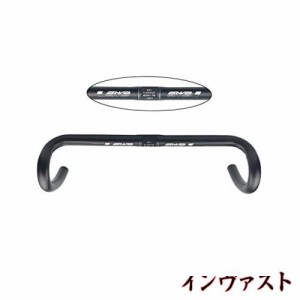 BNVB 自転車用ハンドル 25.4/31.8mm アルミ合金製 ロードバイクドロップハンドル 380/400/420mm 直径：25.4mm