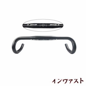 BNVB 自転車用ハンドル 25.4/31.8mm アルミ合金製 ロードバイクドロップハンドル 380/400/420mm 直径：31.8mm