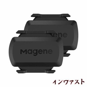 Mageneアウトドア/インドアスピード/サイクリング用ケイデンスセンサー、ワイヤレスBluetooth/Ant+ バイクロードバイクまたはスピニング