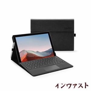 Omnpak Microsoft Surface Pro 7+/ Pro 7 / Surface Pro 6 / Surface Pro 5 2017 / Surface Pro 4 に対応ケース 表面内蔵保護カバー 多視