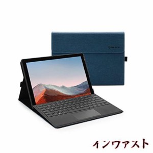 Omnpak Microsoft Surface Pro 7+/ Pro 7 / Surface Pro 6 / Surface Pro 5 2017 / Surface Pro 4 に対応ケース 表面内蔵保護カバー 多視