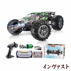 Hosim ラジコンカー オフロード こども向け 4WD 高速 55+km/h Brushless Motor 1/16 防水ラジコン 電動 rcカー 2.4Ghz無線操作 ブラシレ