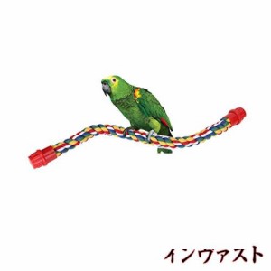 鳥用止まり木 インコ ロープパーチ 鳥用 ロープ インコ おもちゃ 遊びおもちゃ 爪を磨く 鳥休み場所 噛む玩具 吊り下げ 綿ロープおもちゃ