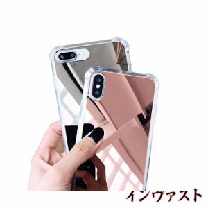 iPhone ケース 鏡 ミラー 携帯 TPU 耐衝撃カバー ケース For Iphone XR 7 8 11 XS MAX XSmax X 11Pro Max 7Plus 8Plus 11Pro Se 2020 エ