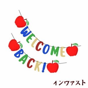 BESTOYARD 開学式 バナー WELCOME BACK バナー 歓迎 ガーランド 学校バナー 入園式 入学式 教室 壁飾り