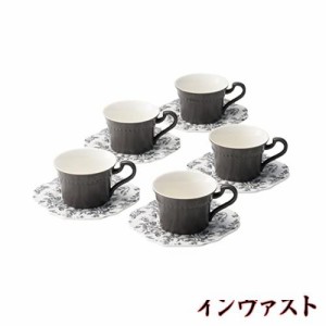 [Dolce duo] コーヒーカップ セット (箱入り) ギフト用 5客 カップ＆ソーサーセット (5客セット) DAM-031