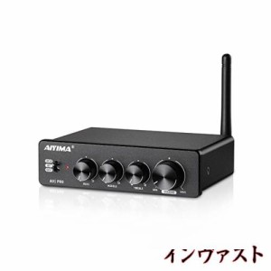 AIYIMA A01 Pro 100W x 2 アンプ Bluetooth 5.1 Class D インテグレーテッドアンプ TPA3116 2.0/2.1 チャンネルパワーアンプレシーバー 3