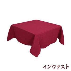 PiccoCasa 正方形 テーブルクロス 汚れに強い しわになりにくい 結婚式 ピクニック用 ダイニング テーブルカバー 屋内 屋外 テーブル 140