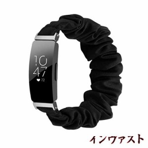 For Fitbit Inspire 2/ Inspire HR/Inspire/Ace 2に対応したかわいいゴムバンド 弾性布柄プリント生地リストバンド ブレスレット ウォッ