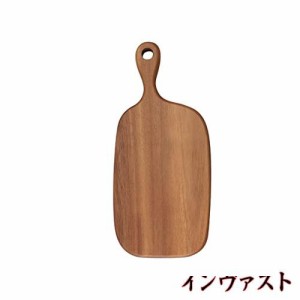 musowood 洋風まな板 木製まないた 取っ手付カッティングボード キッチン料理器具 パン果物盛り 36*16.5*2cm アカシア天然木無垢材製