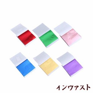 Artibetter 金箔シート 箔シートセット フェイク ゴールド シート 金メッキ 金ぱく シルバーリーフ DIY 手芸 装飾用 模造金箔 仏事 工芸