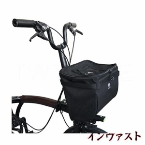 TWTOPSE ブロンプトン折りたたみ自転車バッグ用15L自転車MINIバスケットFor Bromptonブロンプトン バッグ、レインカバー付きサイクリング