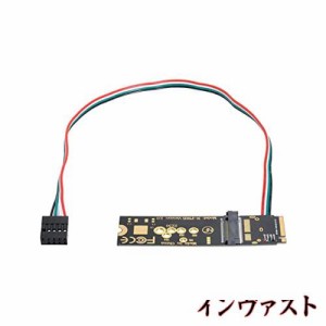 Cablecc ワイヤレスNGFF A/EキーWiFiカードへのM.2 NGFFキー-M NVME SSDアダプタAX200 WiFi 6 Bluetooth 5.1