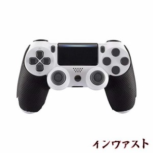eXtremeRate ps4コントローラーに対応用滑り止め汗吸収グリップ、ps4 SlimProコントローラーに対応用プロなテクスチャード加工のソフトラ