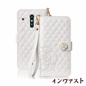 らくらくスマートフォン me F-01L ケース 薔薇 バラ 刺繍 f-42a F-01L ケース 手帳型 おしゃれ SZJamie スマホケース 手帳型 女性 上品 