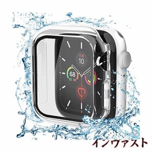 【2024最新防水ケース】Odette 対応 Apple Watch SE/Series 9/8/7/6/5/4 ケース 40mm/41mm/44mm/45mm 防水ケース PCフレーム 一体型 カバ