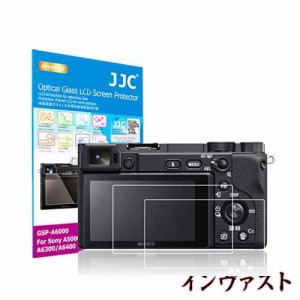 【2枚セット】JJC 液晶保護フィルム Sony A6100 A6300 A6400 A6600 A6000 A5000 カメラ対応 超薄 強化ガラス 高硬度9H 透過率95％以上 撥