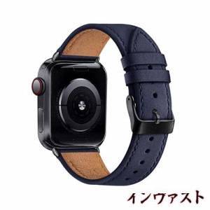 アップルウォッチバンド コンパチブル Apple Watchバンド Apple Watch用 交換ベルト 腕時計用バンド 本革 革バンド サイズ42mm 44mm 45mm