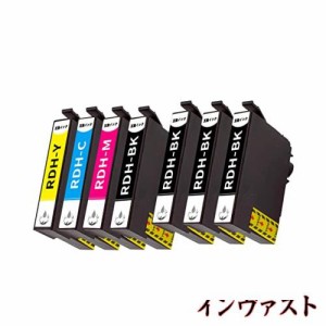 エプソン用 EPSON互換インクカートリッジ RDH PX-049A インク PX-048A インク (BK/C/M/Y) 4色セット＋3ブラック(7本)対応機種:PX-049A PX