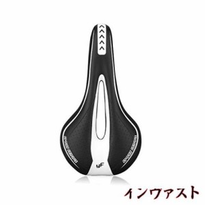 自転車サドル ソフトサドル 低反発 超肉厚 クッション Seninhi サドルカバー 快適 衝撃吸収 お尻の痛み緩和 通気性 穴開き 防塵 防水 簡