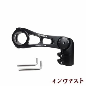 UPANBIKE バイクステム調節可能な自転車ステム31.8mm 130度75mm 95mm 130mmアルミ合金ハンドルBRライザーエクステンダーBMXマウンテンバ