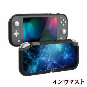 PlayVital SwitchLiteに対応するカスタム保護ケース（ソフト）、Switch Liteに対応用ケースカバー（ソフト）【ブルーネビュラ】