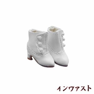 オビツ11 OB11 サイズ オビツドール 11cmボディ用 靴 ハイヒール ブーツ シンプル 5色 (ホワイト)