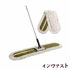 CLEANHOME モップ 業務用 体育館モップ 90cm幅 モツプ 拭き掃除 120~150cm伸縮 フロアモツプ 水拭き 乾拭き フローリング 幅広い 体育館/