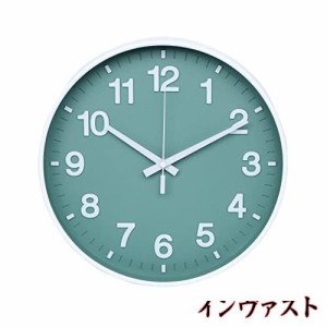 Lihchf 掛け時計 電波時計 静音 連続秒針 立体文字 おしゃれ DΦ30x3cm 壁掛け 北欧 wall clock