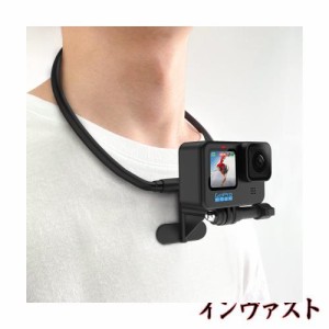 ネックレス式マウント アクションカメラマウント GoPro用 goproアクセサリー TiMOVO アクションカメラマウント 首掛け式 アクションカメ