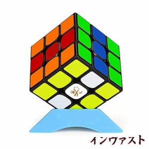 マジックキューブ 3x3x3 Magic Cube 魔方 競技専用キューブ 回転スムーズ 世界基準配色 立体パズル (磁石 DaYan ZhanChi Pro M Black)