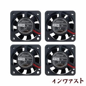 PENGLIN 4PCS 冷却ファン 4010 5V スリーブベアリング ファン 3Dプリンタファン 40mm X 40mm X 10mm DCファン 静音 小型 PCファン 冷却ク