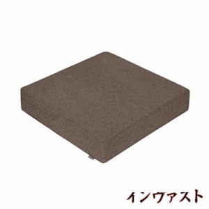 Shinnwa 座布団 クッション 大きい スクエア 座布団 50x50cm 厚み10cm 座ぶとん クッション 分厚い フロアクッション チェアパッド 洗え