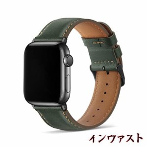 コンパチブル Apple Watch バンド 49mm 45mm 44mm 42mmアップルウォッチ バンド， 高級 本革 交換バンド ビジネス Apple Watch Ultra2 Ul