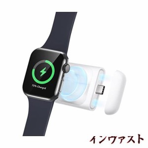 ESR Apple Watch充電器 マグネット式 5W高速充電 MFi認証取得 アップルウォッチ 充電器 充電ドック 小型 USB-C ワイヤレス充電 Apple Wat