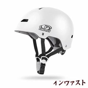 Findway 自転車ヘルメット スケートボード用ヘルメット 大人用 子供用 スポーツヘルメット CPSC安全規格 ASTM安全規格 軽量 通気性 調整