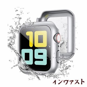 Odette.JP 【最新防水ケース】 対応 Apple Watch SE/Series8/7/6/5/4 ケース 40mm/41mm/44mm/45mm 防水ケース PCフレーム 一体型 カバー 