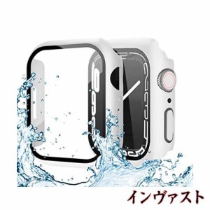 Odette.JP 【最新防水ケース】 対応 Apple Watch SE/Series8/7/6/5/4 ケース 40mm/41mm/44mm/45mm 防水ケース PCフレーム 一体型 カバー 