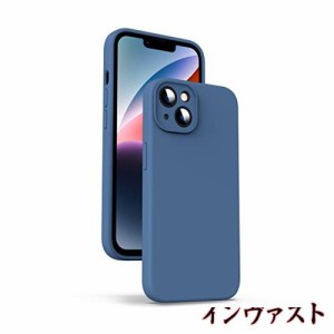 Supdeal 液体シリコンケース対応 iPhone 14、[真の液体シリコーン] [カメラレンズ保護] [指紋防止] [ソフトタッチ] [耐衝撃] 4層保護 ア