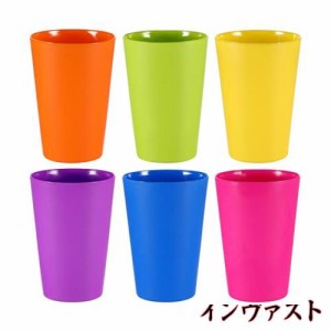 OUNONA プラスチックコップ 飲料カップ コップ カップ 耐熱 24個 ジュースカップ 再利用可能 パーティー用 試飲用 おしゃれ 耐熱プラコッ