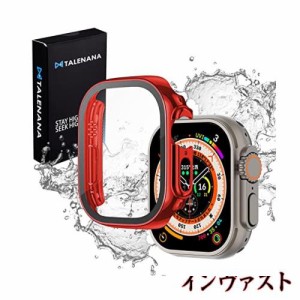 TALENANA for Apple Watch Ultra 2/Apple Watch Ultra 防水ケース 49mmアップルウォッチ 用 保護ケース 強化ガラスフィルム Apple Watch 