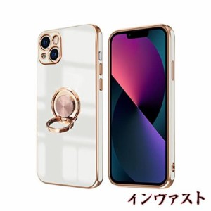 iPhone 13 ケース リング付き アイフォン13 リング カバー 全面保護 スマホケース TPU 耐衝撃 スタンド機能 車載スタンド対応 ストラップ