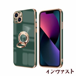 iPhone 13 mini ケース リング付き アイフォン13mini リング カバー 全面保護 スマホケース TPU 耐衝撃 スタンド機能 車載スタンド対応 