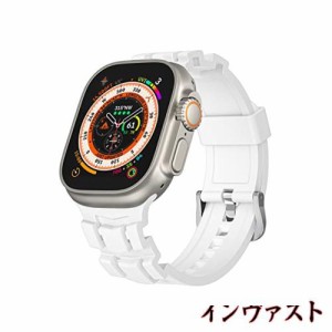 [Suitisbest] コンパチブル Apple watch バンド 49mm 45mm 44mm 42mm アップルウォッチバンド 交換用 シリコンベルト Apple watch スポー