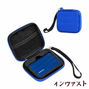 ProCase サムスン T7 外付けSSD (1T/2T) ケース ポータブルSSD収納ケース コンパクト ハードEva 防震 防塵 防衝撃 カバー HDDケース 適用