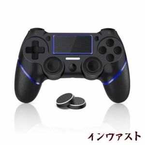 ps4コントローラー FPS ps4コントローラー Bluetooth5.0無線接続 フリーク付き 600mAh大容量電池 ゲームパッド PS4/PS4 Pro/Slim/PC対応 