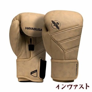 Hayabusa T3 LX イタリアン レザー ボクシング グローブメンズとレデイーズ用 (16オンス, タン)