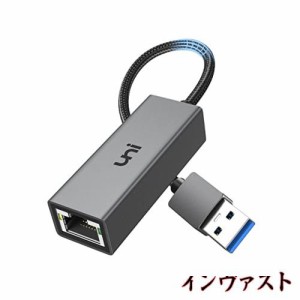 USB LAN 変換アダプター USB3.0 [1000Mbps高速通信] Switch対応 uniAccessories 有線LANアダプター アルミ製 ギガビット イーサネットア