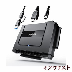 Alxum SATA IDE 変換アダプタ 両方対応 IDE USB変換ケーブル 2.5/3.5インチHDD SSD 光学ドライブに対応 ハードディスク変換アダプター 12